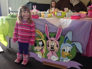 having so much fun at the Children's Wish Foundation Easter Party!